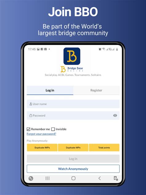 BBO Bridge Base Online APK for Android - Download