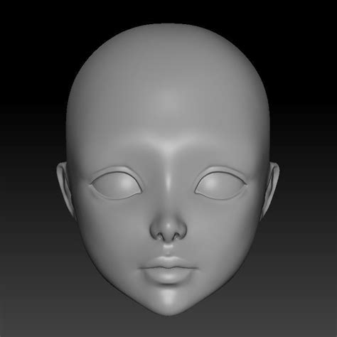 Head Doll D Printable Model Cgtrader Concept Art Characters Art