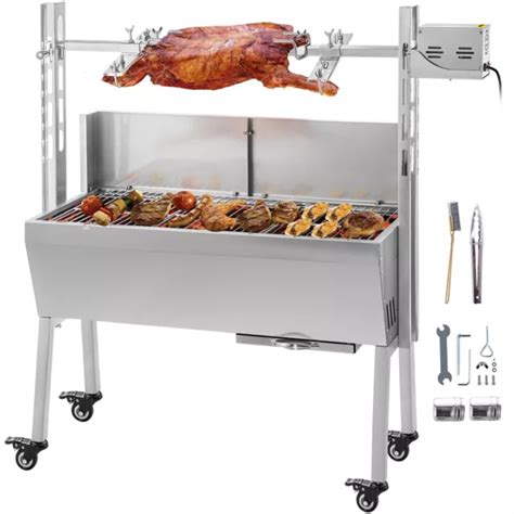 Vevor Grill Rotatif Kg Barbecue Charbon Lectrique W Bbq