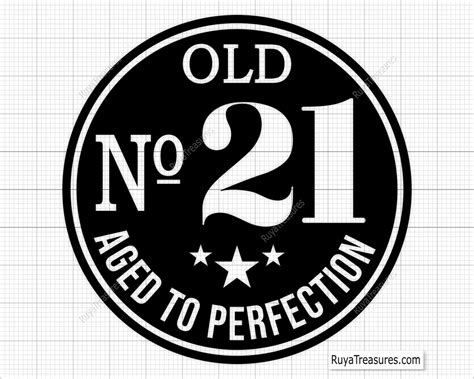 21st Birthday Svg 21st Svg Old Number 21 Svg 21st Cut File For