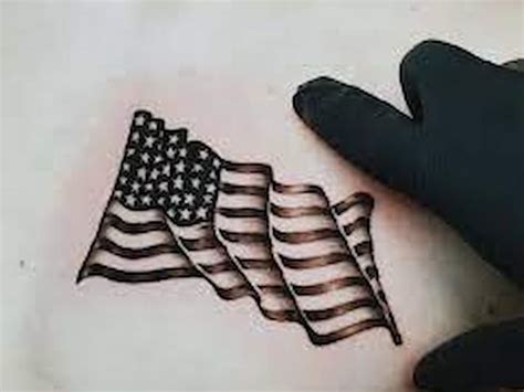 American Flag Tattoos Designs