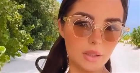 Demi Rose Teeters On Wardrobe Malfunction In Perilously Plunging Bikini Daily Star