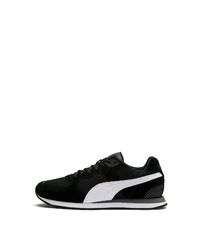 Modische Schwarze Und Wei E Wildleder Niedrige Sneakers F R Herren F R