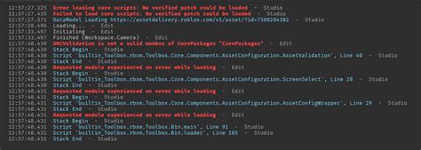 Toolbox Fails To Open And Playtesting Fails To Run Scripting Support