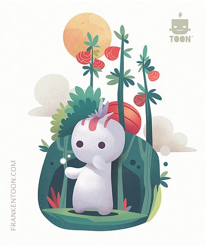 The Radish Spirit | Illustration character design, Spirited art ...