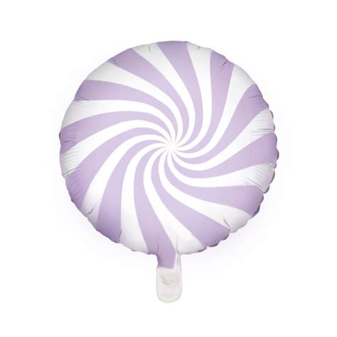 Folienballon Rund Lila Weiss Junior Partyshop Ch