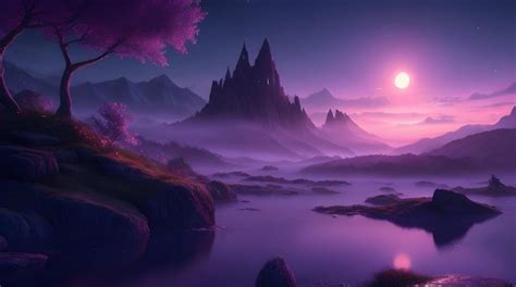 Premium AI Image | HD wallpaper that showcases a mystical and serene ...