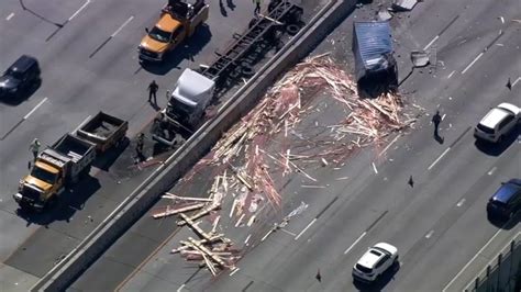 Crash leaves wood planks scattered across I-95 – NBC10 Philadelphia