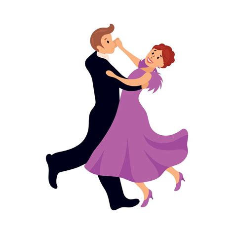 ilustración de baile de pareja 15006566 Vector en Vecteezy