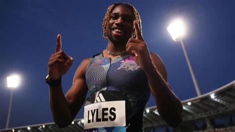 American Sprinter Noah Lyles Ties Usain Bolts Record With 34th Sub 20