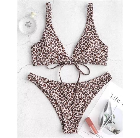 Leopard Pattern Bikini BNEW Women S Fashion Swimwear Bikinis Swimsuits On Carousell