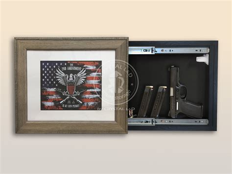 Hidden Storage Photo Frame For Gun And Valuables 17 In X 14 In