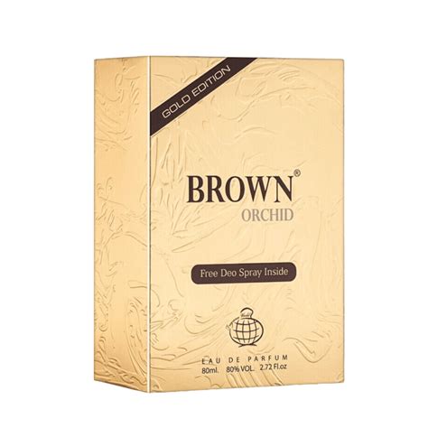 Brown Orchid Gold Edition Ml Edp With Deodorant By Fragrance World