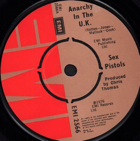 Sex Pistols Anarchy In The Uk Vinyl Records Lp Cd On Cdandlp