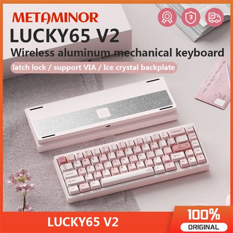 Weikav Lucky V Wireless Aluminium Mechanical Keyboard Hot Swap Rgb Gasket Custom Mini