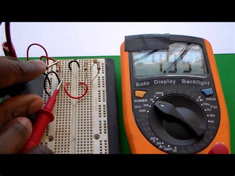 How To Measure Dc Voltage And Current In A Parallel Resistor Circuit