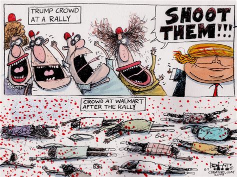 Political Cartoons Gun Control Debate Renewed By Mass Shootings