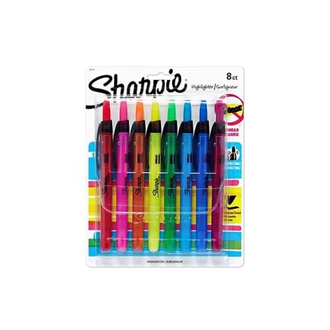 Sharpie® Accent® Retractable Pocket Highlighters Chisel Tip Assorted