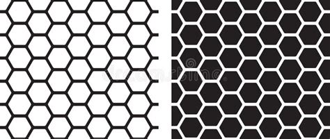 Honeycomb Pattern Free Stencil Svg