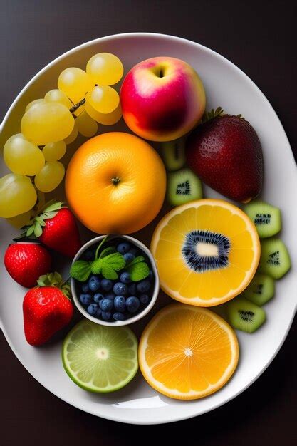 Premium Photo | Fresh fruit platters