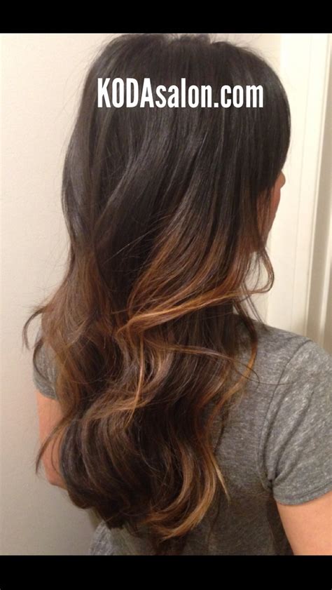 Sun kissed brunette ombré Balayage KODAsalon Pretty hairstyles Long hair styles Hair