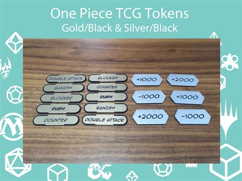 One Piece TCG - Ability and Modifier Tokens – JB Engraving
