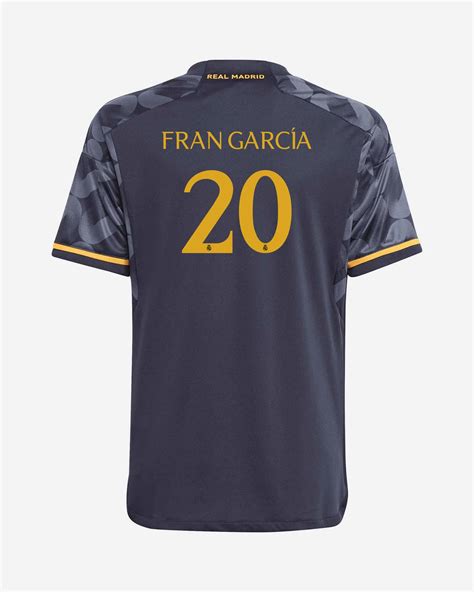 Camiseta 2ª Real Madrid 20232024 Fran García Para Niño