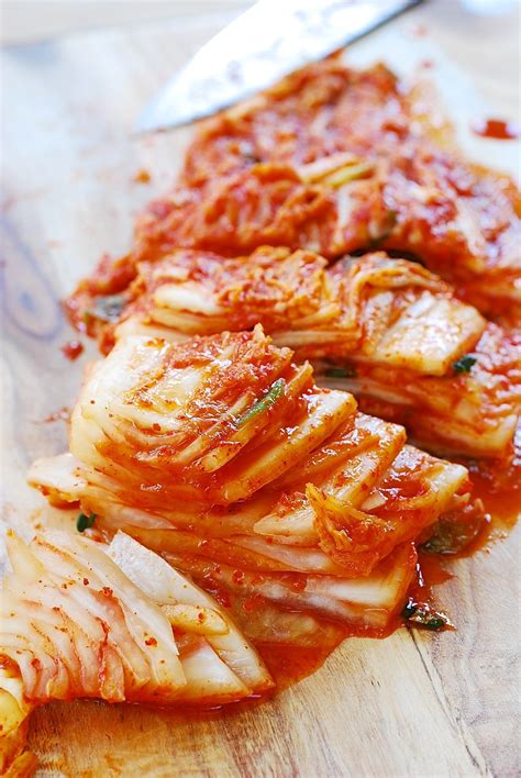 Traditional Kimchi Recipe Napa Cabbage Kimchi Korean Bapsang