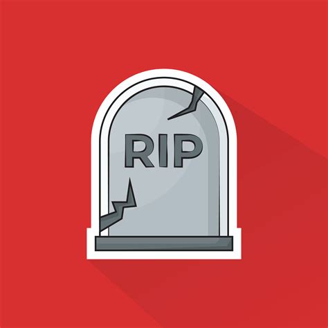 Illustration Vector of Grave in Flat Design 28660341 Vector Art at Vecteezy