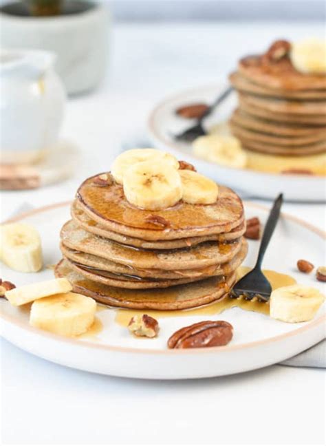 3 Ingredient Banana Oat Pancakes The Conscious Plant Kitchen