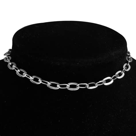 Mode Sleutelbeen Link Chain Choker Ketting Voor Vr Grandado