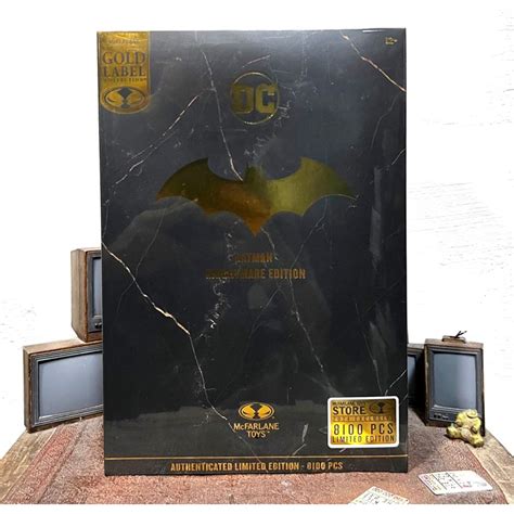 Mcfarlane Toys DC Multiverse Batman Knightmare Edition Exclusive Gold