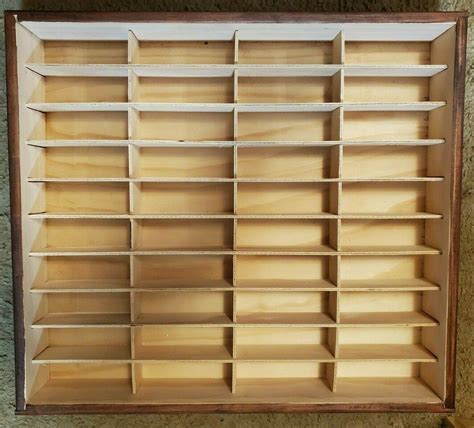 Matchbox Hot Wheels Wall Display Case Scale Car Slots X X