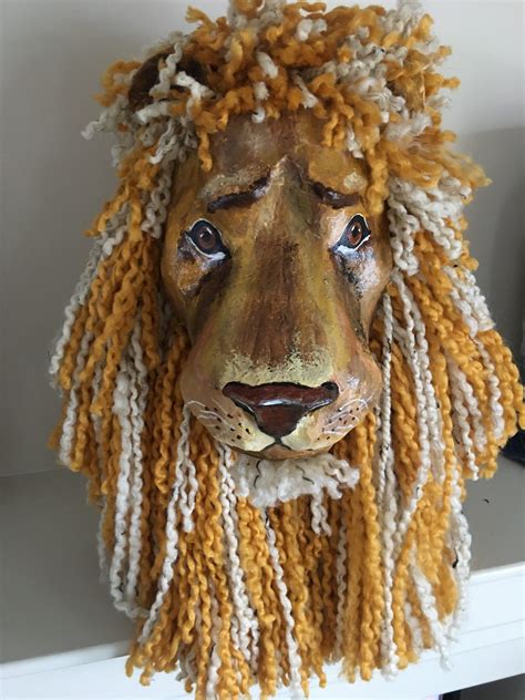 Paper Mache Lion Mask Pattern • Ultimate Paper Mache