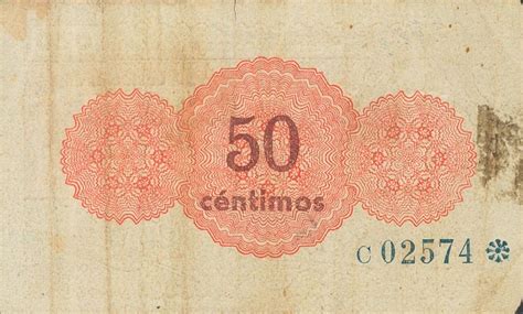 50 Céntimos Villena Espagne Monnaie de nécessité Numista