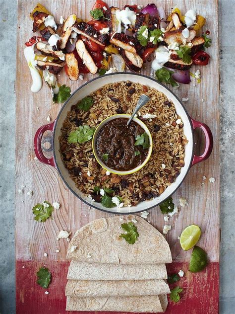 Sizzling Fajitas Chicken Recipes Jamie Oliver Recipes Recipe In