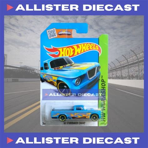 Hot Wheels 63 Studebaker Champ Blue Hotwheels Studebaker Champ Blue HW Workshop Shopee Malaysia