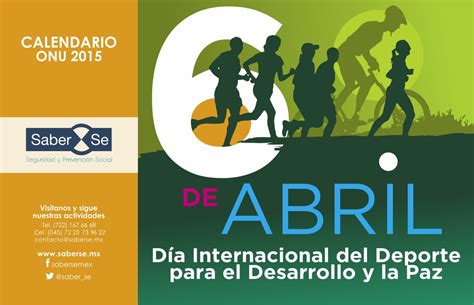 Día internacional del deporte para el desarrollo y la paz 6 de abril