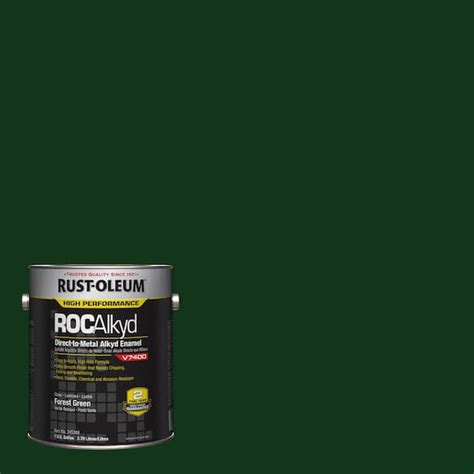 Rust Oleum 1 Gal ROC Alkyd V7400 Direct To Metal Gloss Forest Green