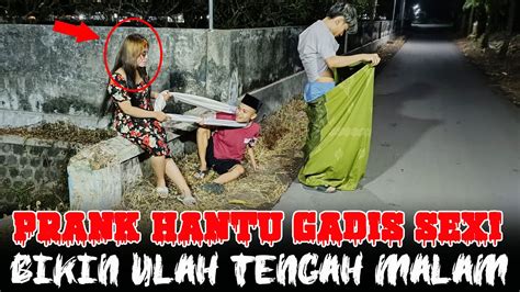 PRANK HANTU GADIS CANTIK SAMPAI BIKIN ORANG SALAH FOKUS FUNNIEST