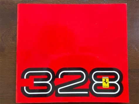 Brochures Catalogues Ferrari 328 Sales Brochure 394 85 Catawiki