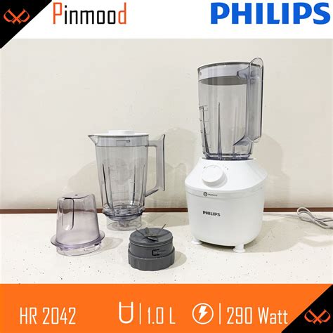 Jual PHILIPS BLENDER HR 2042 PELUMAT 1 LITER 3 IN 1 GARANSI RESMI 2