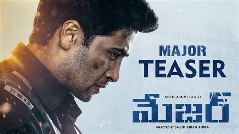 Major Official Teaser HD 1080P | Major Movie Teasers | Adivi Sesh ...