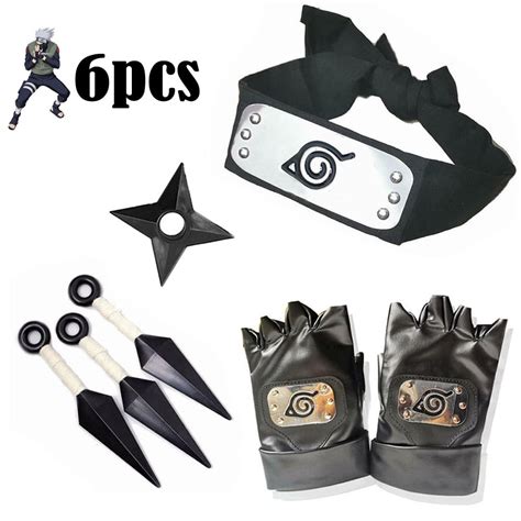 6pcaset Naruto Konoha Leaf Village Shinobi Headband India Ubuy