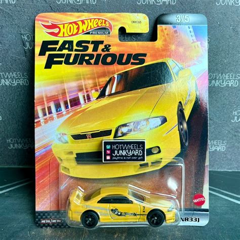 Jual Hot Wheels Premium Fast Furious Nissan Skyline GT R BCNR33 FF Yellow R33 Shopee Indonesia