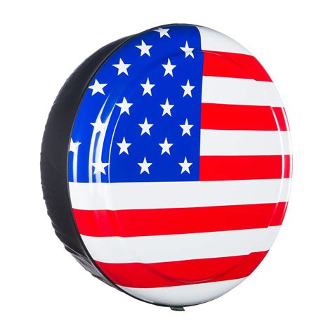 Jeep Wrangler Jk American Flag Rigid Tire Cover By Boomerang Designer Series