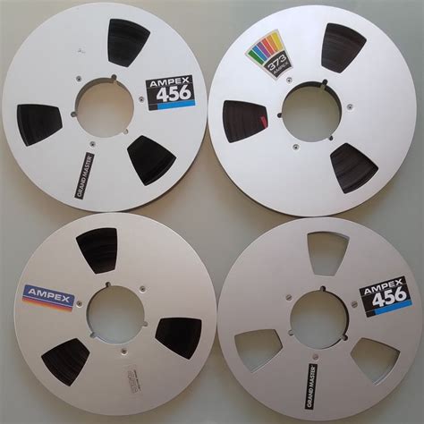 Ampex Set Of Metal Reels Bobines De Cm Catawiki