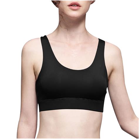 Mallwal Padded Sports Bras For Women Plus Size Yoga Bralettes Running Underwear Composite Fabric