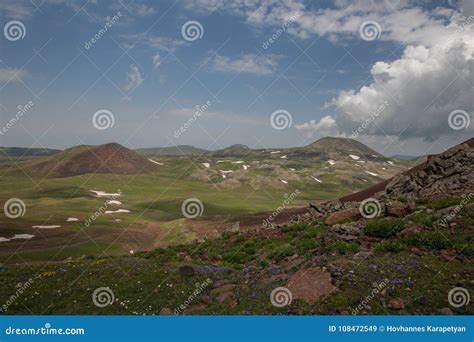 Armenian Mountains Geghama Mountains Stock Image Image Of Ajdahak