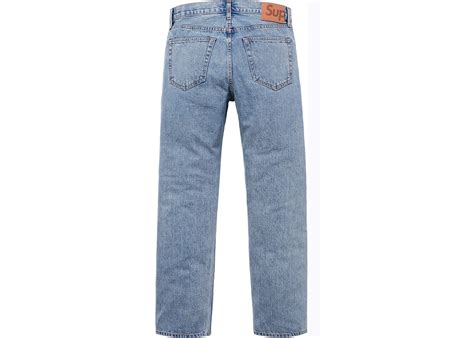 Supreme Stone Washed Slim Jean Denim Mens Fw18 Us